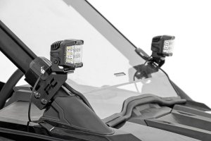 Polaris RZR Pro XP Ultimate Rockford Fosgate LE LED Light Kit - A Pillar Mount - Rough Country - 2